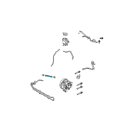 OEM 2008 Lincoln MKX Lower Return Tube Diagram - 7T4Z-3A713-C