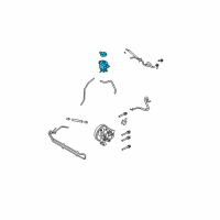 OEM 2010 Ford Edge Power Steering Pump Reservoir Diagram - 7T4Z-3E764-A