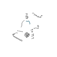 OEM 2009 Lincoln MKX Reservoir Hose Diagram - 7T4Z-3691-B