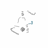 OEM Ford Edge Lower Return Hose Diagram - 7T4Z-3A713-A