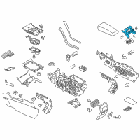 OEM 2013 Ford Edge Hinge Diagram - BT4Z-7804604-A