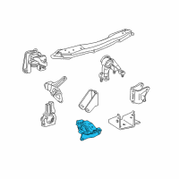 OEM 2003 Toyota Celica Lower Mount Diagram - 12372-22030