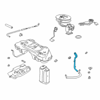 OEM 1999 BMW 750iL Filler Pipe Diagram - 16-11-6-750-098