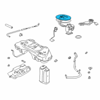 OEM BMW 750iL Fuel Pump Diagram - 16-14-1-183-947