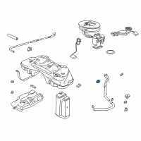 OEM BMW M5 Filler Cap Without Lock Diagram - 16-11-6-750-564