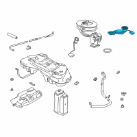 OEM 1996 BMW 750iL Fuel System Diagram - 16-14-1-182-111