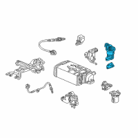 OEM 2002 Honda Accord Valve Set, EGR Diagram - 18011-PAA-A00