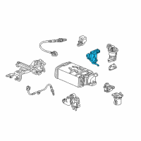 OEM 2000 Honda Accord Valve, Purge Control Solenoid Diagram - 36162-PAA-A02