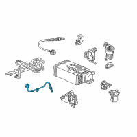 OEM 1999 Honda Accord Sensor, Rear Oxygen Diagram - 36532-PAA-L02