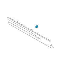 OEM 2022 Lincoln Corsair MOULDING - DOOR OUTSIDE Diagram - LJ7Z-7825556-BAPTM