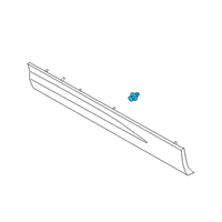 OEM Lincoln Corsair MOULDING - DOOR OUTSIDE Diagram - LJ7Z-7825556-BAPTM