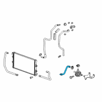 OEM 2015 Chevrolet Camaro Lower Hose Diagram - 22798186