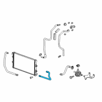 OEM 2014 Chevrolet Camaro Lower Hose Diagram - 22789482