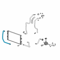 OEM Chevrolet Camaro Lower Hose Diagram - 22798189