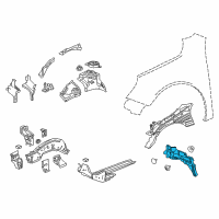 OEM 2017 Chevrolet Impala Splash Shield Diagram - 22913647