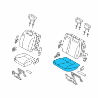 OEM Hyundai Entourage Cushion Assembly-3RD Seat, LH Diagram - 89100-4J131-CS6