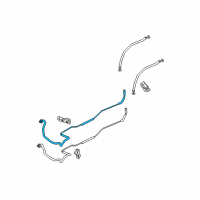 OEM 2006 Honda Odyssey Pipe, Rear Suction (A) Diagram - 80322-SHJ-A04