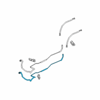 OEM Honda Odyssey Pipe, Rear Receiver (A) Diagram - 80342-SHJ-A02