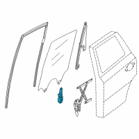 OEM 2016 Nissan Pathfinder Motor Assy-Regulator, LH Diagram - 82731-3KA0A