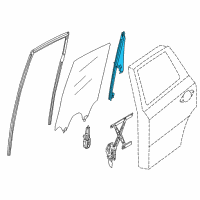 OEM 2016 Nissan Pathfinder Corner Assy-Rear Door, RH Diagram - 82234-3KA0C