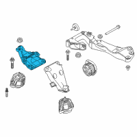 OEM 2019 BMW 330i GT xDrive Engine Mount Bracket Right Diagram - 22-11-6-859-616