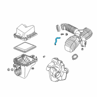 OEM 2004 Saturn Vue PCV Hose Diagram - 24422594