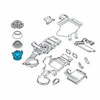 OEM 2017 Ford Transit Connect Blower Motor Diagram - DV6Z-19805-A