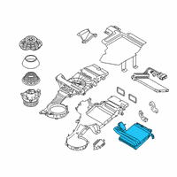 OEM 2017 Ford Transit Connect Evaporator Core Diagram - DV6Z-19D597-B