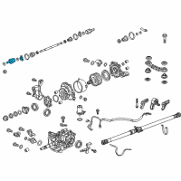 OEM 2014 Honda CR-V Joint Complete, Inboar Diagram - 42320-T0G-A01