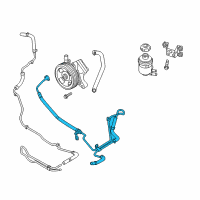 OEM 2010 Hyundai Genesis Coupe Hose Assembly-Power Steering Oil Pressure Diagram - 57510-2M100