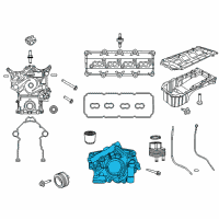 OEM 2014 Ram 3500 Pump-Engine Oil Diagram - 5038398AE
