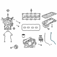 OEM 2021 Jeep Grand Cherokee Indicator-Engine Oil Level Diagram - 5038472AB