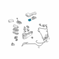 OEM 2000 Toyota Avalon Box Diagram - 82620-07030