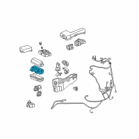 OEM 2000 Toyota Avalon Relay Box Diagram - 82743-07010