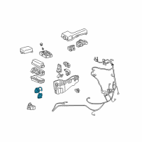 OEM Toyota Avalon Relay Box Diagram - 82112-07010