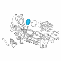 OEM 2018 Chevrolet Cruze EGR Valve Gasket Diagram - 55577389