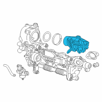 OEM 2019 Chevrolet Cruze EGR Valve Diagram - 55570005