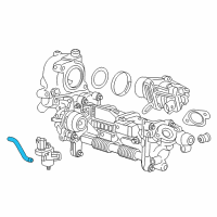 OEM GMC Terrain Vacuum Hose Diagram - 55571661