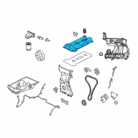 OEM 2011 Ford Ranger Valve Cover Diagram - 4L5Z-6582-DA