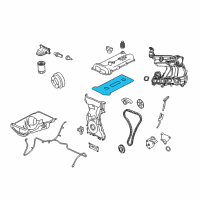 OEM Ford Fusion Gasket Diagram - 1S7Z-6584-BA