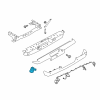 OEM Nissan Titan Sensor-Sonar Diagram - 25994-EZ01C