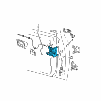 OEM Ford Ranger Latch Assembly Diagram - 2L5Z-10219A64-AB