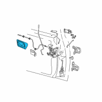 OEM 1999 Ford Ranger Handle, Inside Diagram - F37Z-1021819-A