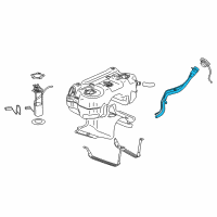 OEM 2007 Saturn Vue Pipe Asm-Fuel Tank Filler Diagram - 25821793