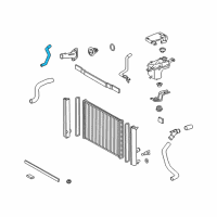 OEM 2011 Lexus HS250h Hose, Water By-Pass, NO.1 Diagram - 16261-28150