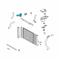 OEM Toyota Camry Water Inlet Pipe Diagram - 16321-0H011