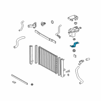 OEM 2011 Lexus HS250h Support, Radiator, RH Diagram - 16533-28060