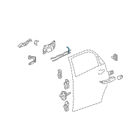 OEM 2008 Pontiac Torrent Rod, Rear Side Door Outside Handle Diagram - 88980984