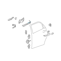 OEM Pontiac Lock Rod Diagram - 88981009