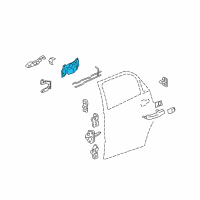 OEM 2009 Chevrolet Equinox Handle, Inside Diagram - 25897973